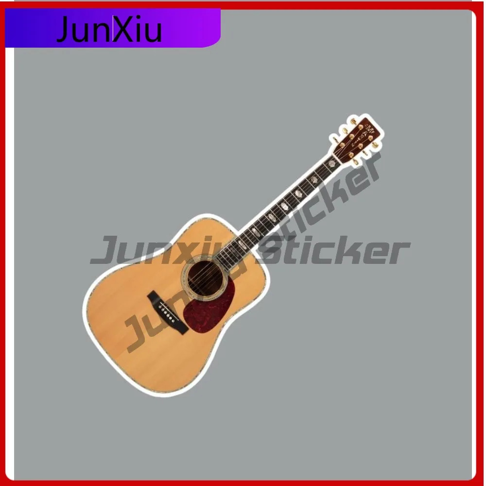 

1988 D45 Acoustic Guitar Waterproof Scratch-proof Exterior Sticker Fridge Or Laptop Suv Tents Outdoor Camping Brand Sticker Moto