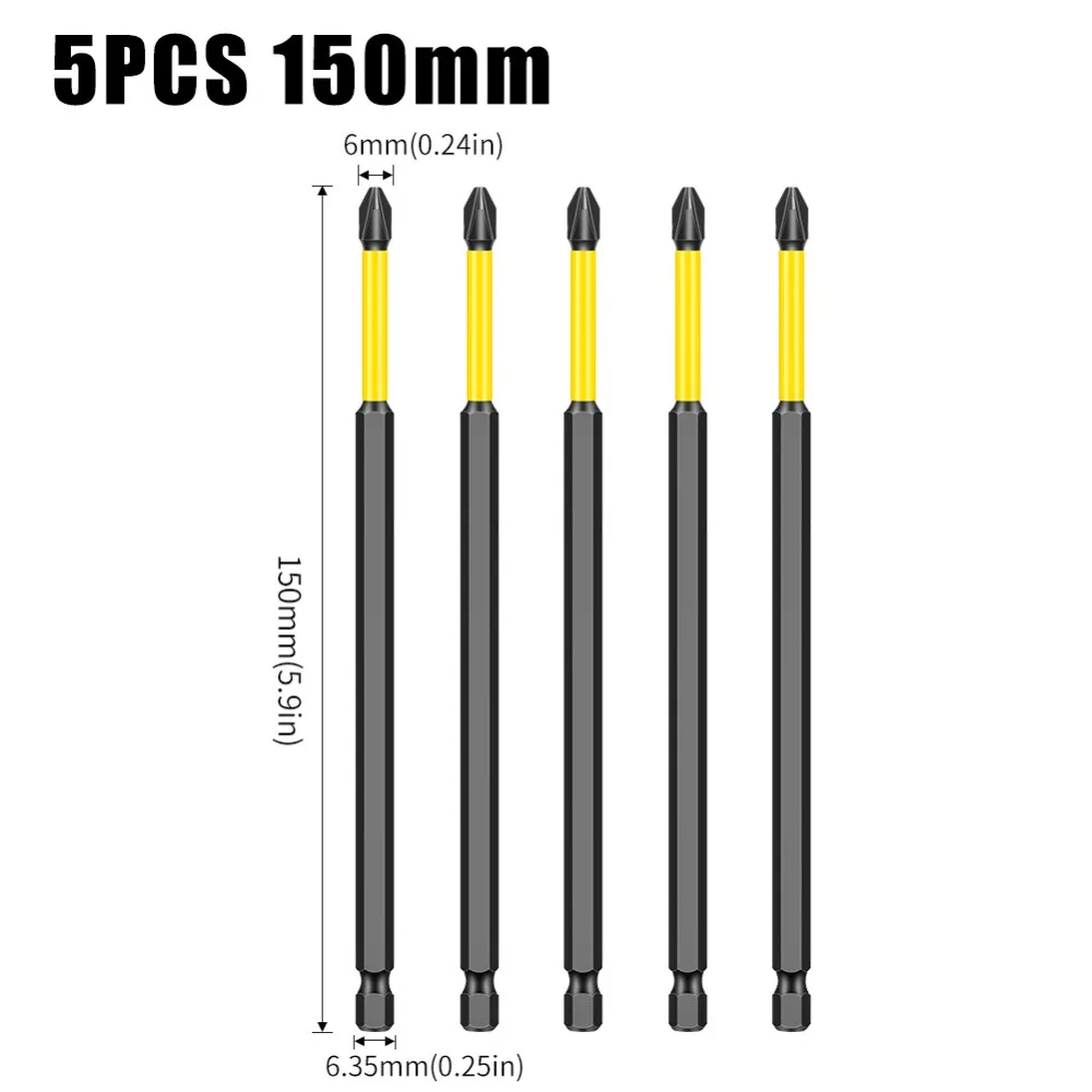 

Портативная ударная крестовая отвертка из сплава S2, магнитная отвертка высокой твердости, шестигранный хвостовик, нескользящая электрическая отвертка