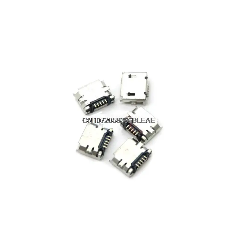 10PCS Micro Socket Connector Type B Female Placement SMD DIP DNIGEF USB Charging Connectors 2PIN SMD/DIP USB 5 Pin SMT