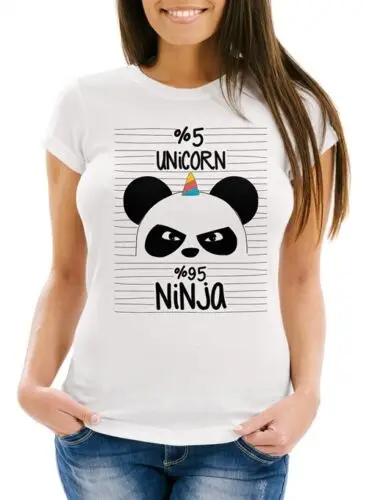 Einhorn T-Shirt Einhorn Pandicorn Panda Moonworks®