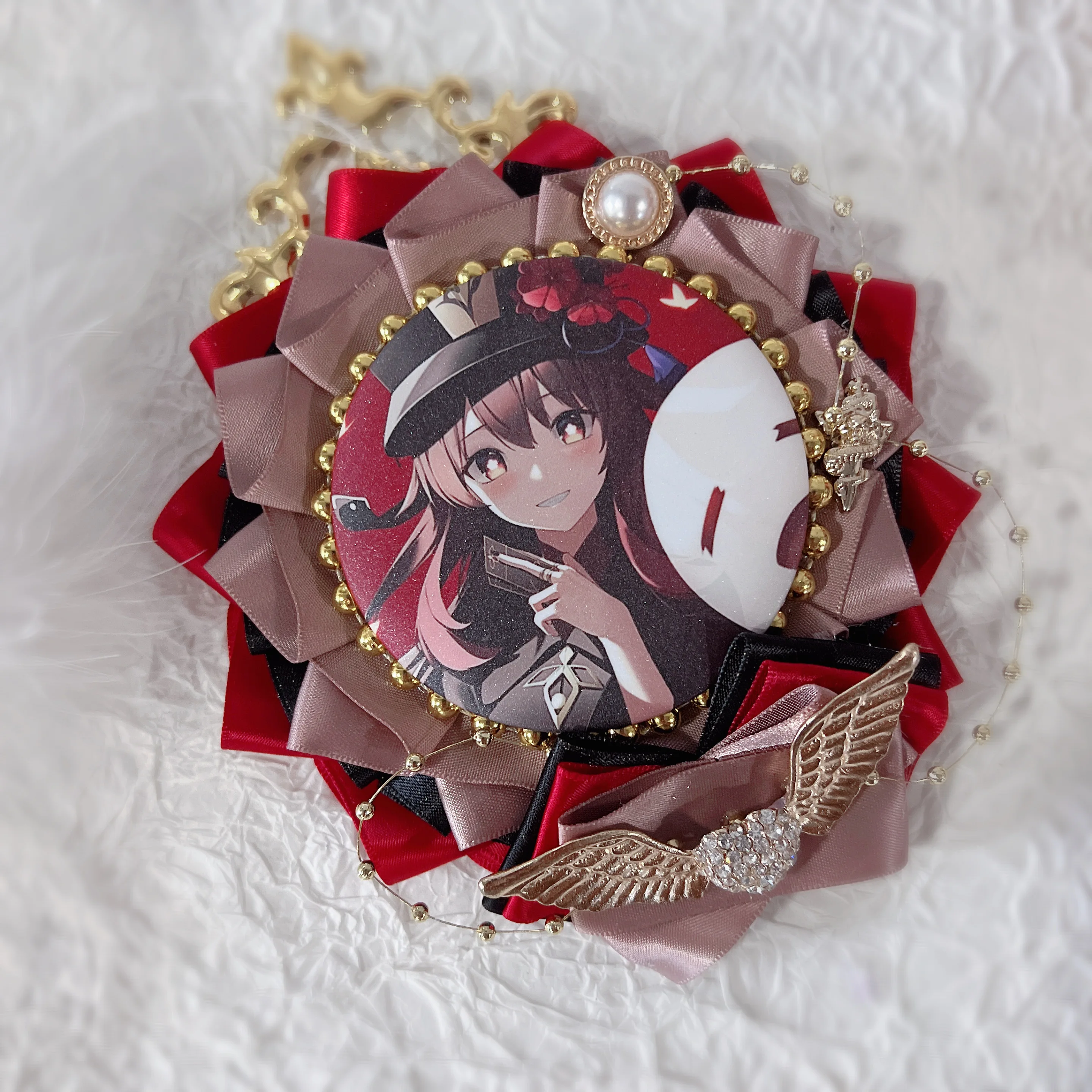 Ita Bag Pins Anime Badge Holder for Ita Bag Pins Display Handmade Ita Bag Decorate for 58-75mm Badges Girls Bag Accessories