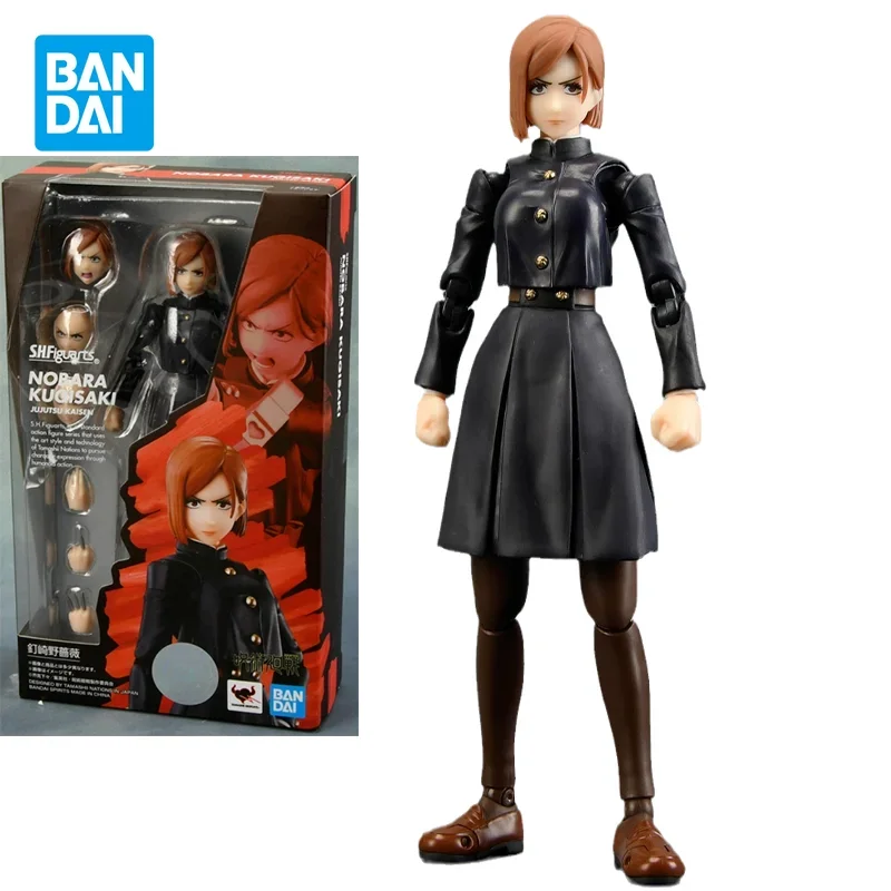 

Bandai Original Jujutsu Kaisen Anime Figure Kugisaki Nobara SHF Action Figure Toys for Boys Girls Kids Gift Collectible Model