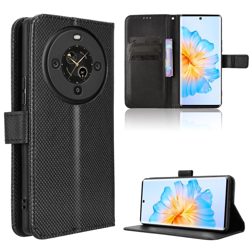 ل Fossibot S3 Pro الفاخرة الوجه الماس نمط الجلد محفظة من جلد PU حامل الحال بالنسبة ل Fossibot S3 برو S3Pro حقيبة الهاتف