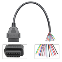 16pin DIY OBD2 Auto Extension Cable Full Female Male Female Automotive Car Diagnostic auto Tool Scanner OBD 2 Connector Cable
