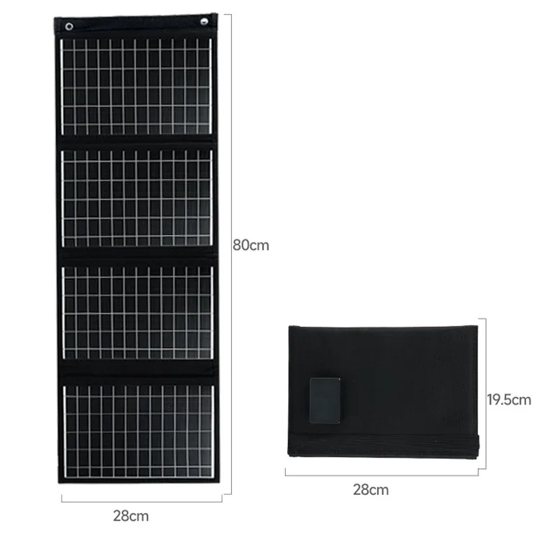 40 واط لوحة شحن بالطاقة الشمسية قابلة للطي في الهواء الطلق المحمولة بنك الطاقة المحمول بنك الطاقة للهاتف المحمول #3