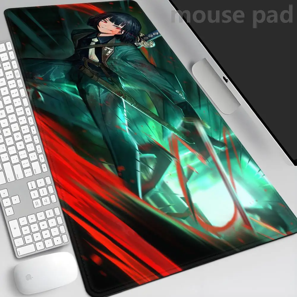 Limbus Company Mouse Pad Gaming Pad Besar XXL Desk Mat Non Slip Double Sided PU Game Mouse Computer Leather Keyboard Mat