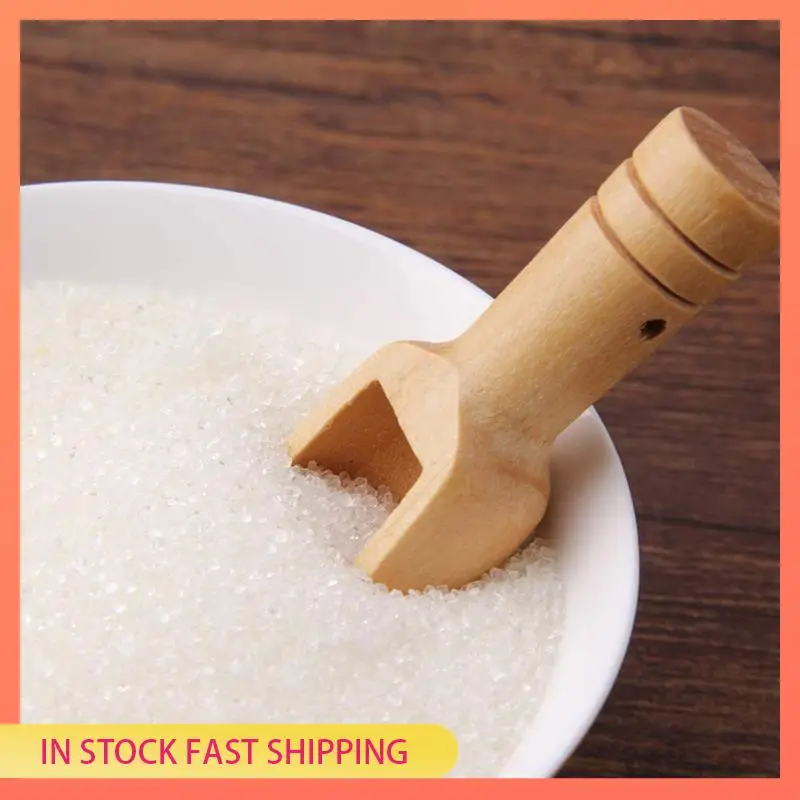 

AA05 Small Wooden Spoon Milk Powder Spoon Wood Salt Powder Measuring Spoon Tea Coffee Seasoning Wooden Spoon(36Pcs)