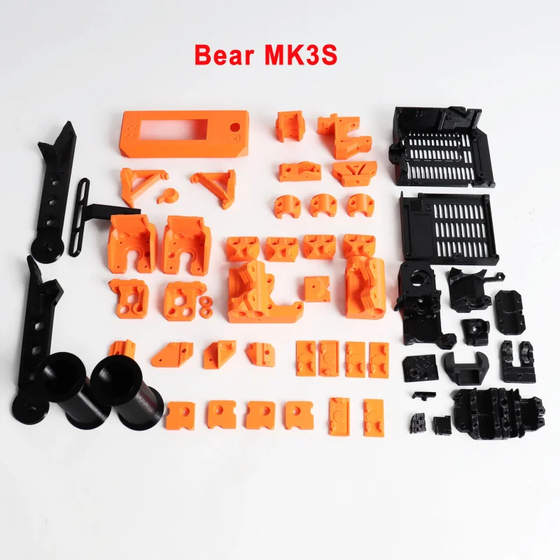 

Blurolls prusa i3 bear complete set of printed parts DIY 3D printer model parts PETG