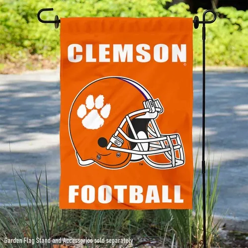 Clemson Garden Flag Yard Banner hhp