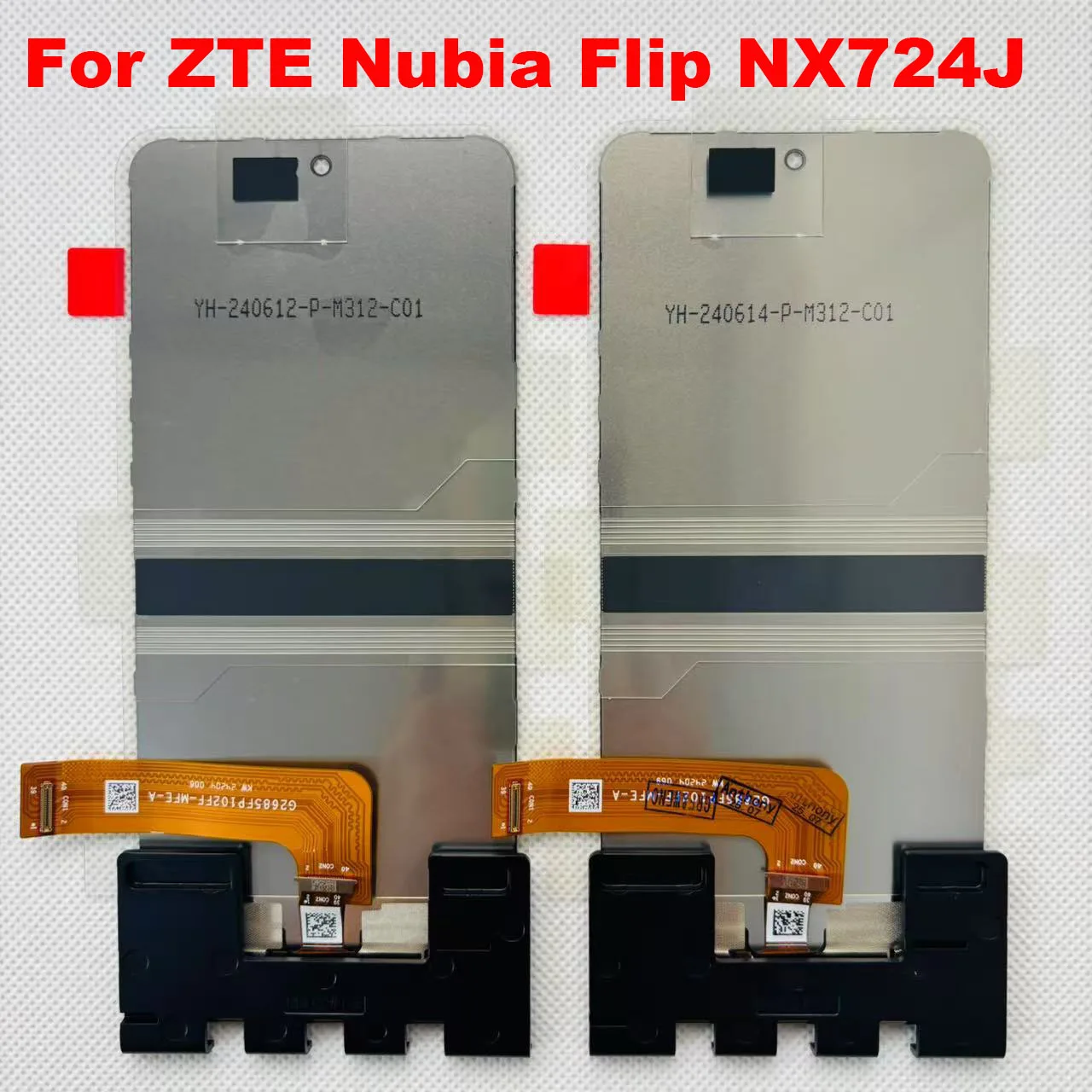 

6,9 "оригинал для ZTE Nubia Flip 5G 2024 рамка ЖК-дисплея + сенсорная панель 6,9 "для ZTE Nubia Flip2 5G A404ZT NX732J 2025 ЖК-дисплей