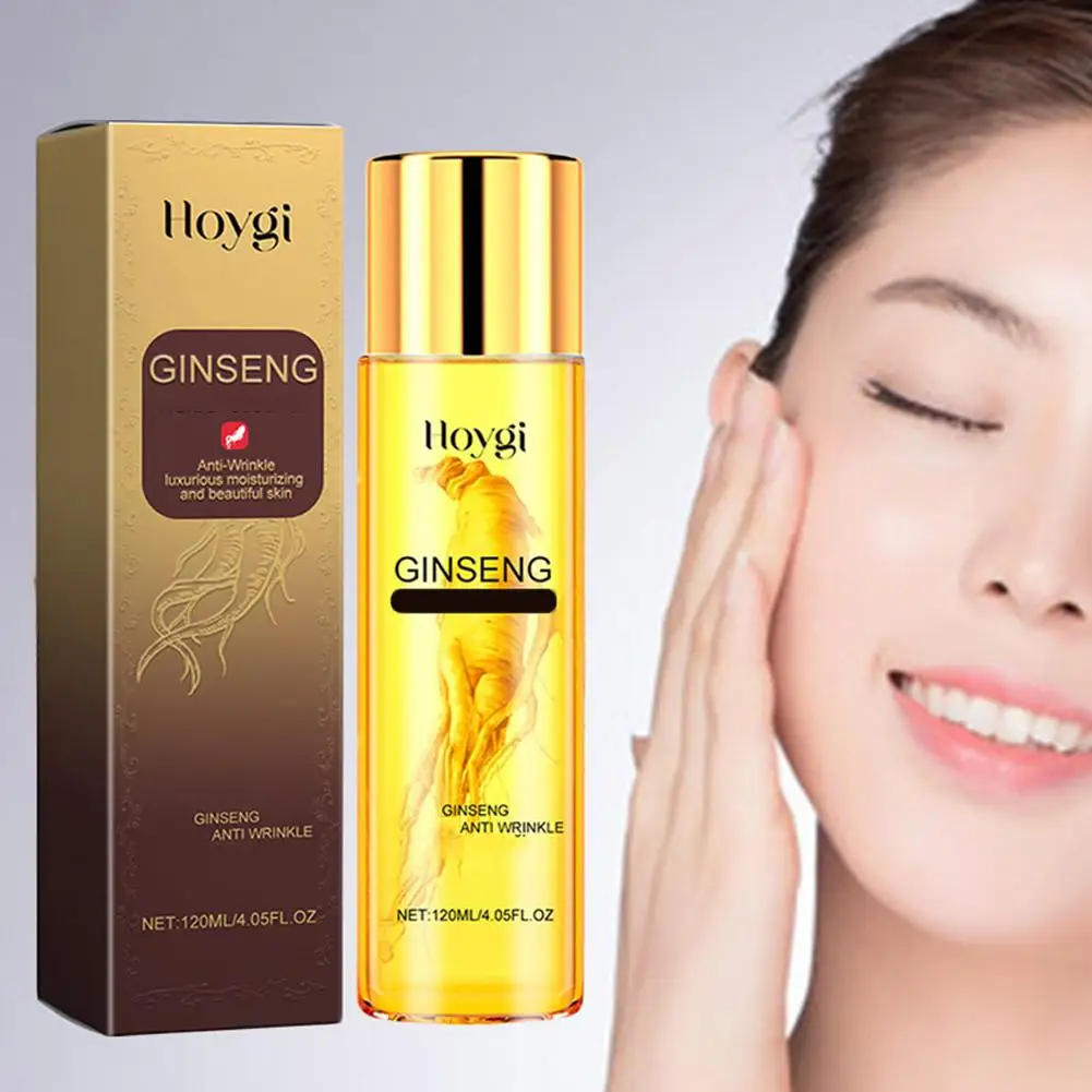 Ginseng Essential Oil Moisturizing Serum Collagen Hyaluronic Acid Nourish Glow Oil Recipe Skin Care Cosmetics