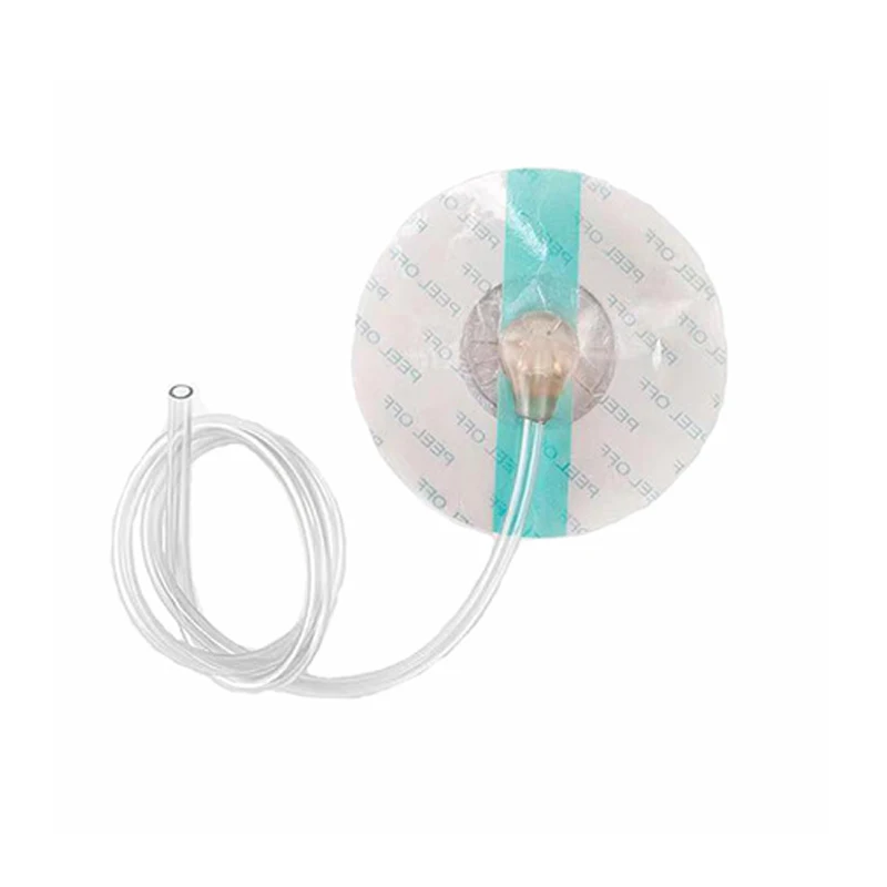 negative pressure wound therapy system accessory tubing with the pad drainage tube with small tubing for washing