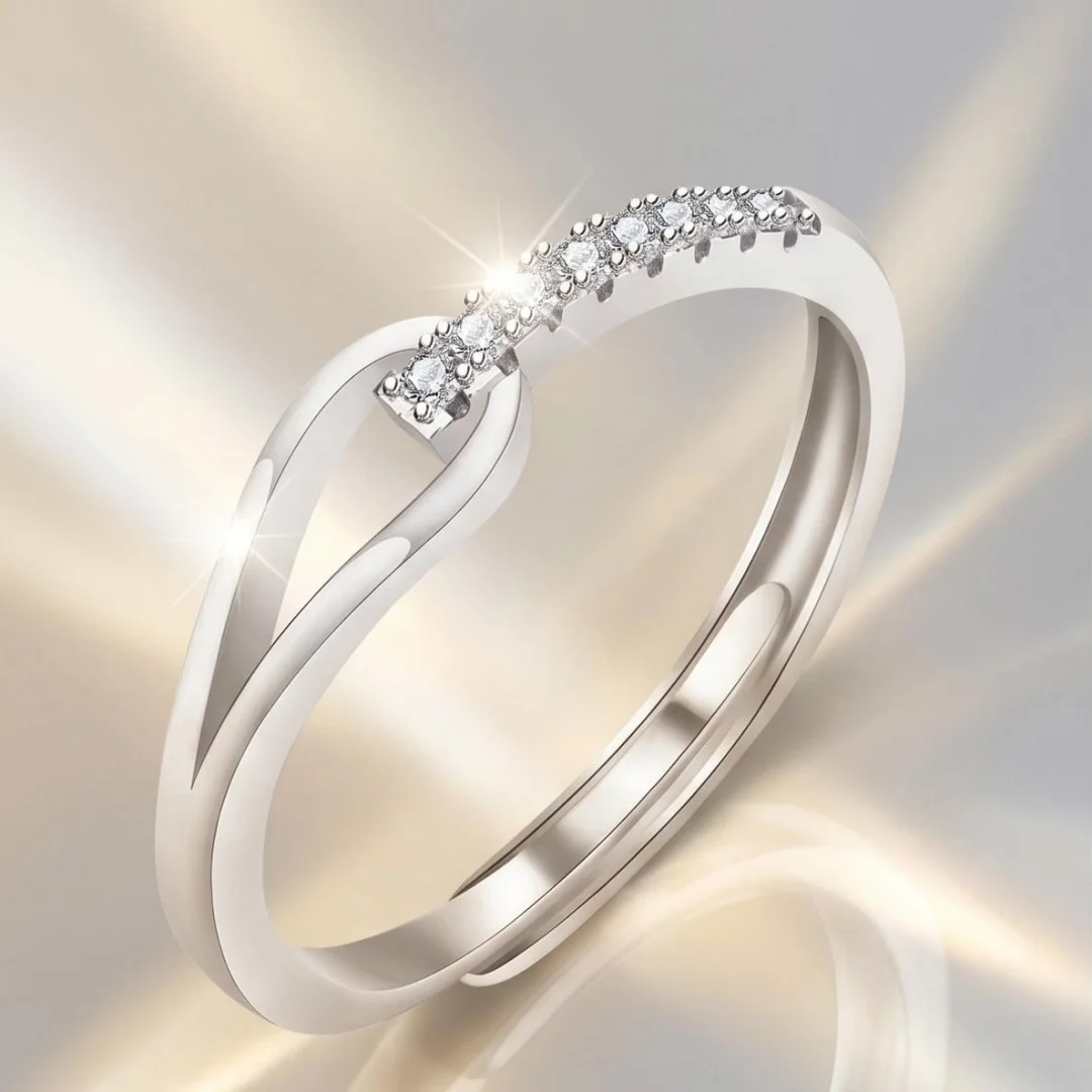 925 Sterling Silver Simple 5A Zircon Beautiful Rings for Women Cassic Wedding Engagement Statement Fine Jewelry Gift Party