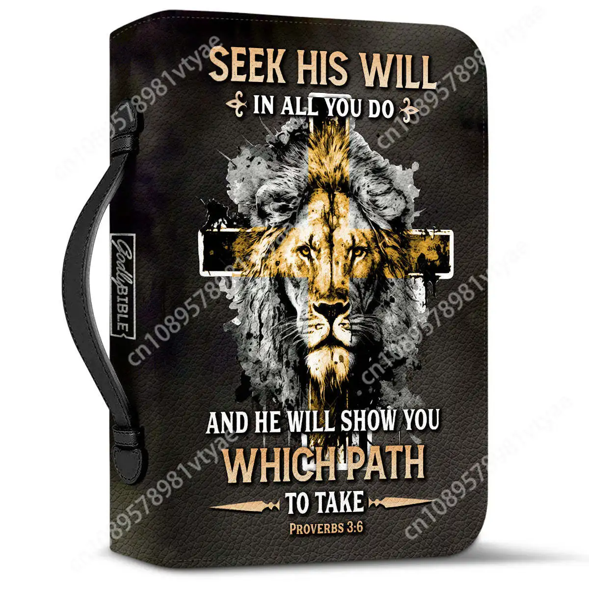 He Will Show You Which Path To Take Proverbs Bible Hymns Bible Cover Personalized Book Protective Case High Quality Bible Bags