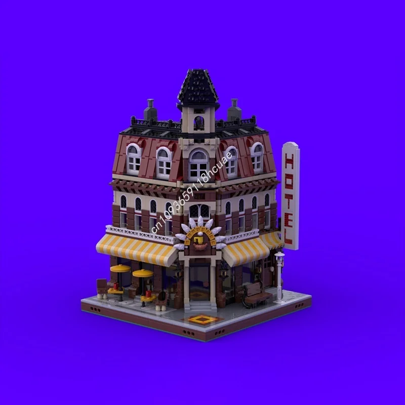 2318 قطعة MOC مقهى الزاوية تعديل وحدات نموذج اللبنات هدية الكريسماس البناء تجميع DIY بها بنفسك الاطفال اللعب عيد ميلاد #2