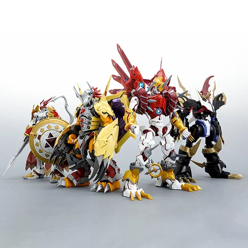 بانداي الشكل الارتفاع القياسية تضخيم ديجمون أنيمي نموذج المعادن Garurumon عمل الشكل WarGreymon البلاستيك التجمع نموذج اللعب