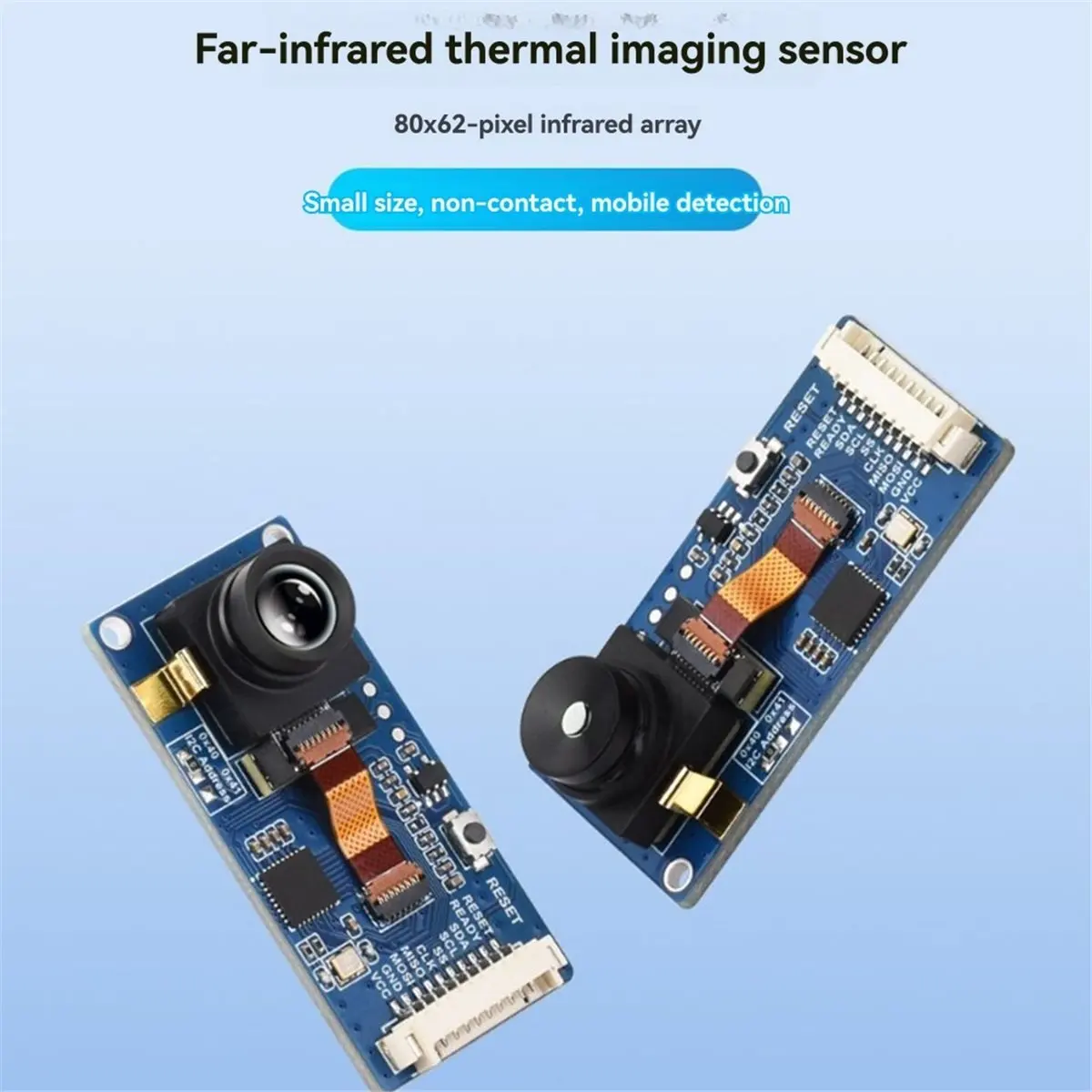 DT89 HOT For Far-Infrared Thermal Imaging Sensor with SPI/ Interface 25 FPS 90° View Onboard MX1.25 10PIN 90°