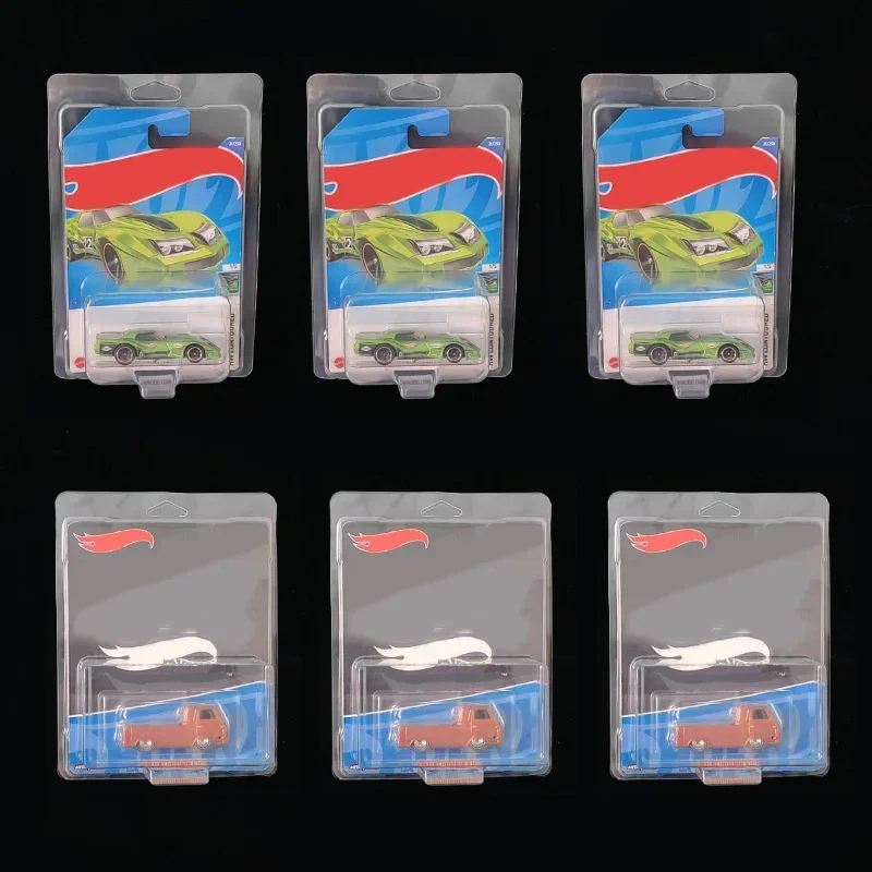 Clear Plastic Car Toy Display Case Hotwheels Protective Shell Boulevard Team Transport Model Card Storage Display Box Showcase