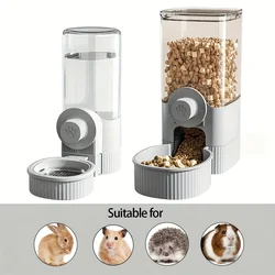 1pc Hanging Automatic Pet Food Feeder/Water Dispenser For Dog Cat Small Pet Hamster, Large Capacity Gravity Auto Feeder Drinking