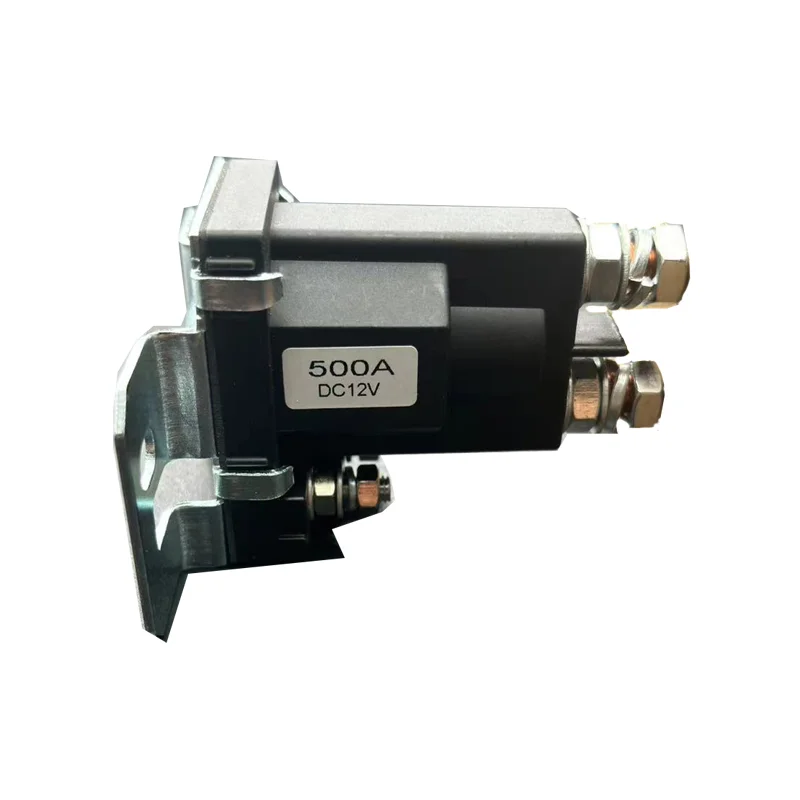 500A DC 12V High Current Solenoid Auto Car Starter Relay SPST Start Contactor Double Batteries Isolator Control On/Off Switch