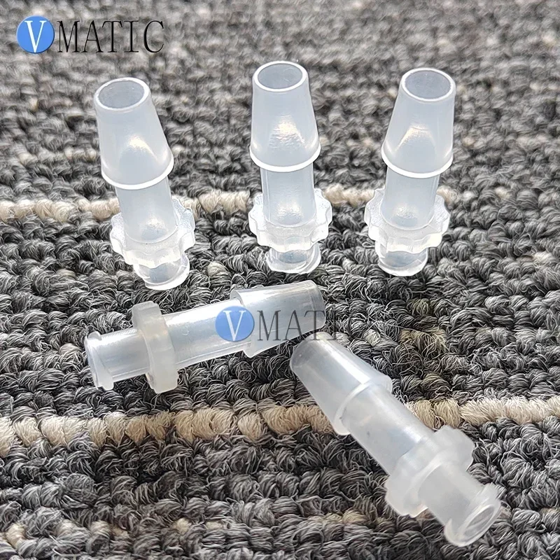 10Pcs 1/4 Inch Female Barbed Connector | Plastic Tube Coupler Adapter for Fluid Transfer & Tubing Systems