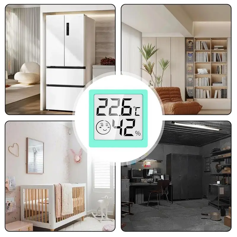 ミニデジタル湿度計,温度計,湿度温度計,赤ちゃんの部屋の電子ゲージ