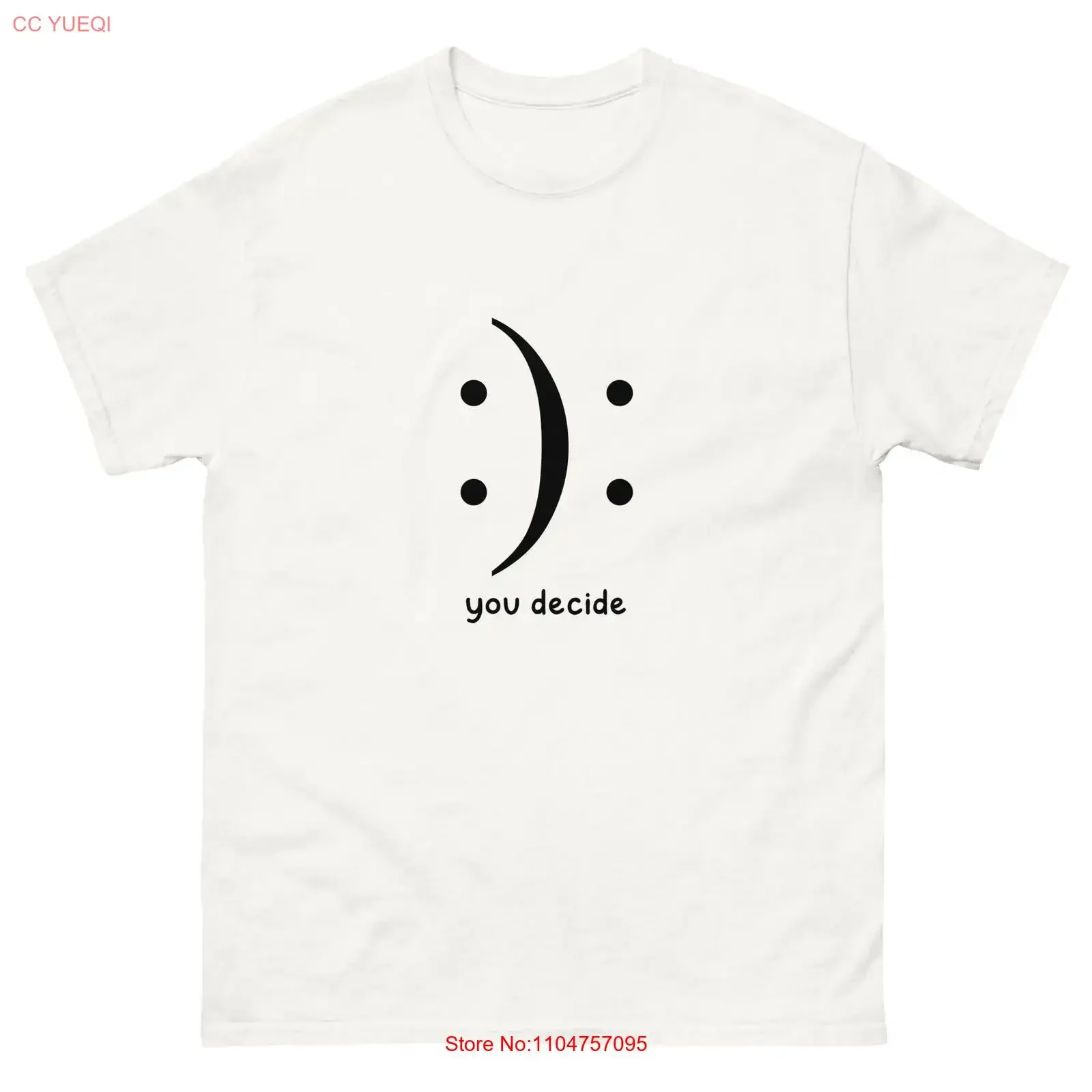 You decide funny mood T Shirt tee gift idea vintage Washed fashion Unisex Slightly Breathable Soft graphic Stylish Stretched