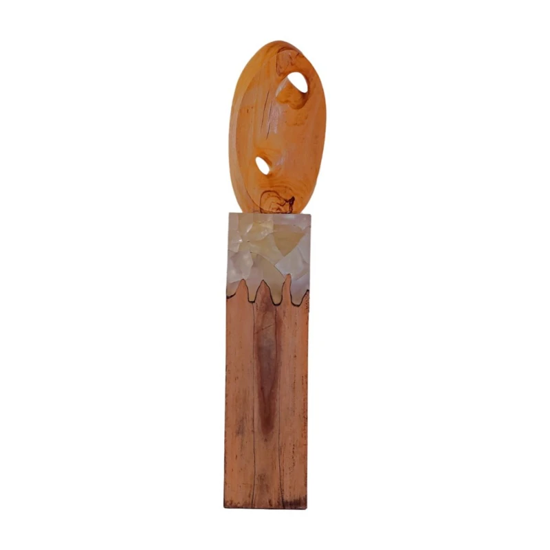 

"Dinghaixin" Entrance Creative Abstract Wood Ornament High-end Hotel Furniture Commercial Carving Handmade Art Pendulum