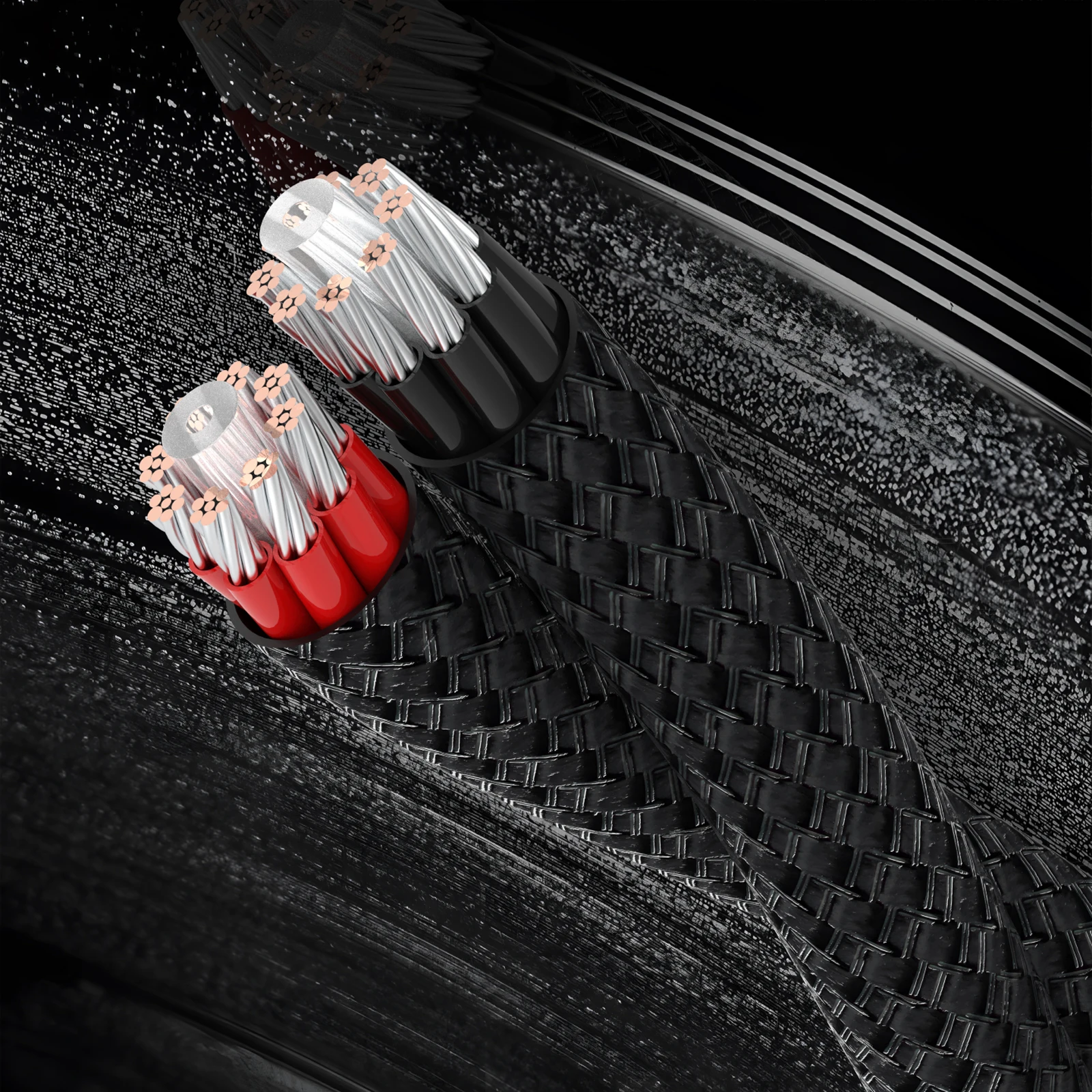 Monosaudio Reinkupfer RCA-Steckerkabel A203R0R Mehrfach OCC Versilbertes Hybrid-RCA-Audiokabel mit Reinkupfer-Rhodium RCA – Detail 9