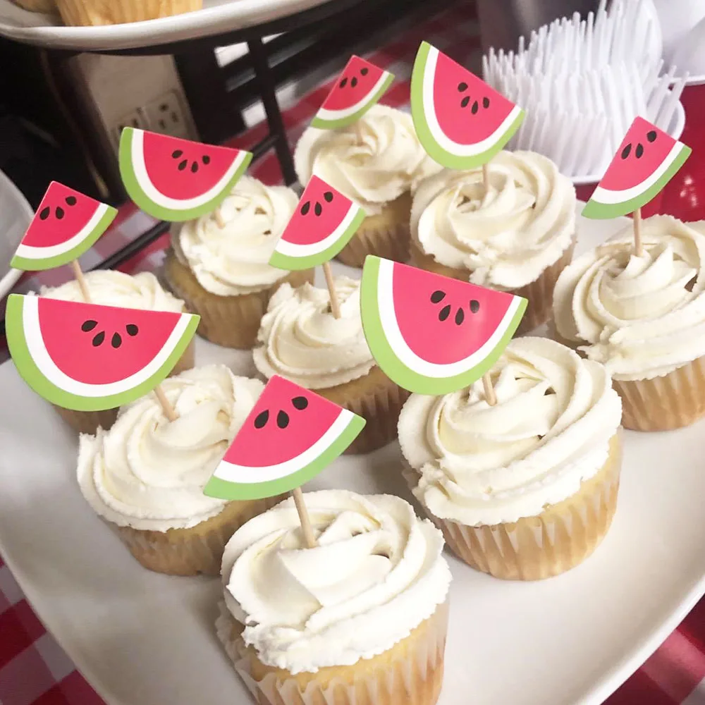 Watermelon Disposable Tablecloth Melon Banner Plate Cups Napkins one in A Melon Theme Birthday Party Decorations