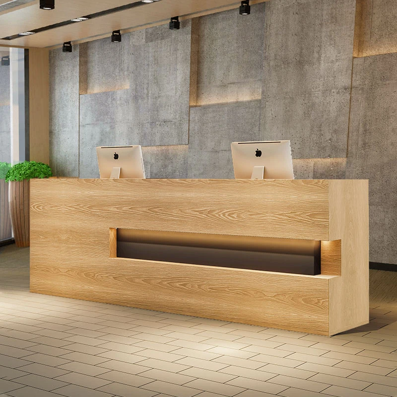 

Drawer Beauty Counter Reception Desks Cashier Aesthetic Computer Standing Elegant Design Muebles De Cuarto Reception Furniture