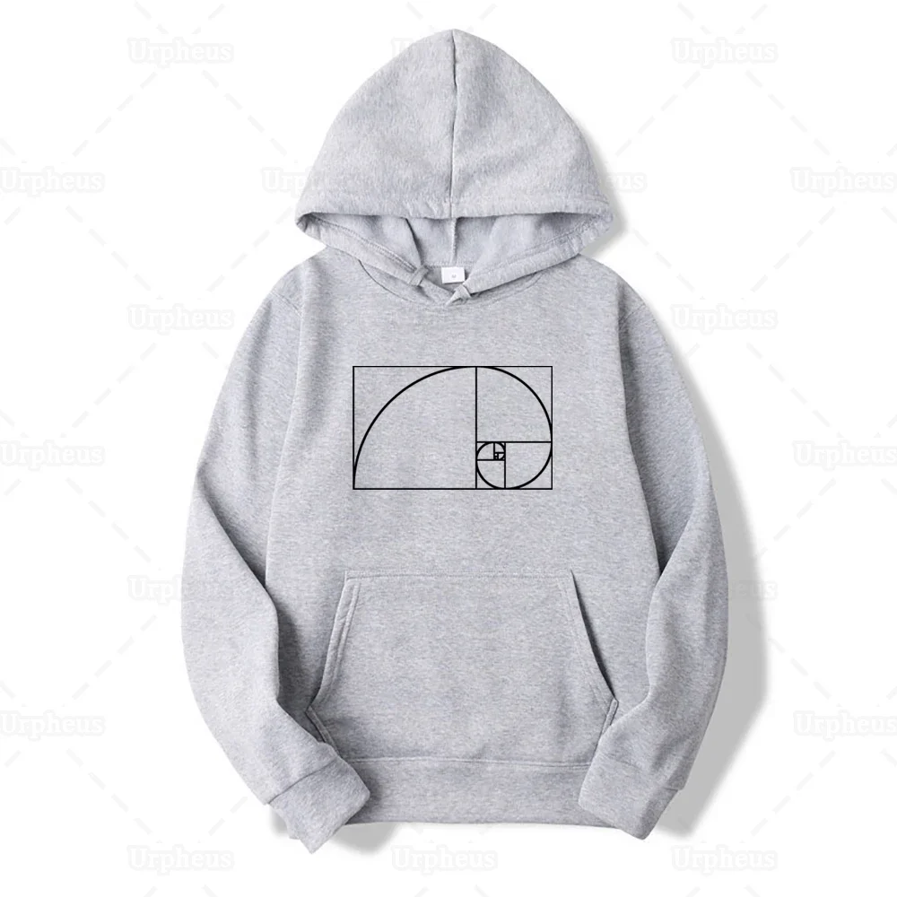 Golden Ratio Fibonacci Print Hoodie Funny Design Science Math Engineering  Hoodies Sweatershirt