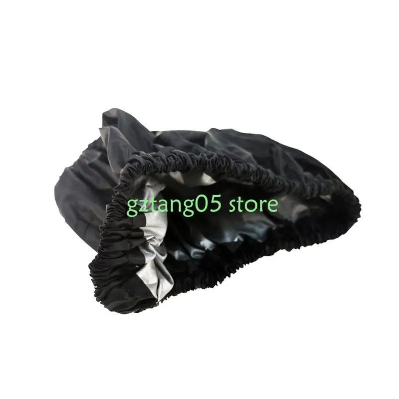 

57EE Pack of 2pcs Baby Strollers Wheel Cover Dustproof Pushchair Accessories Black