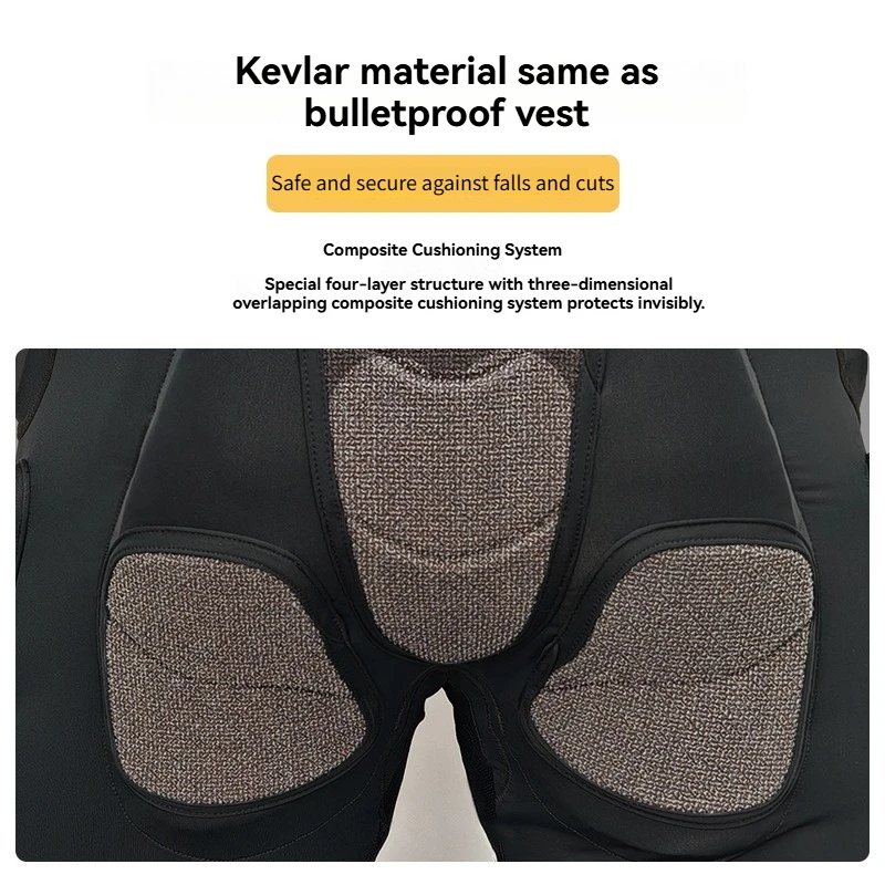 Ice Skiing Snowboard Pants Protective Butt Padded Hip Pad Anti-collision Elastic Sport Shorts Tights
