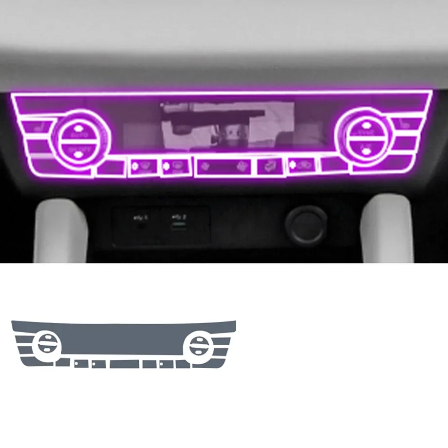 Tpu Transparent Film for Mitsubishi Outlander 2023 2024 Car Interior Protector Sticker Center Control Navigation Car Accessories