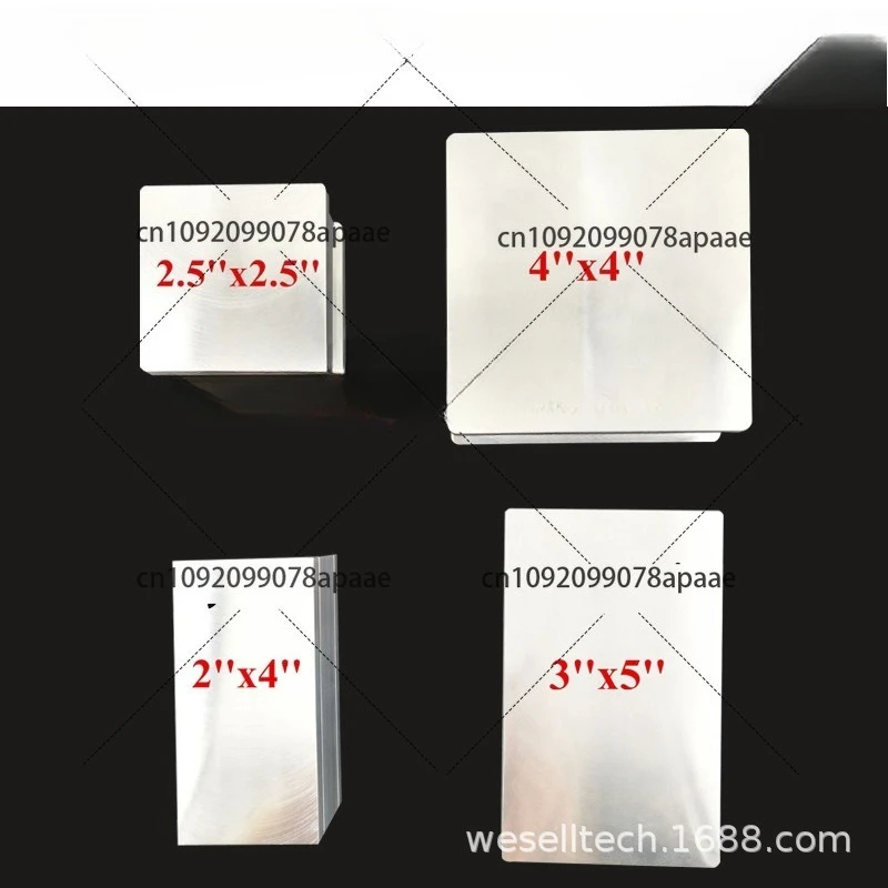 

Rosin press mold embossing plate, pre-press mold, accept various sizes, printable LOGO