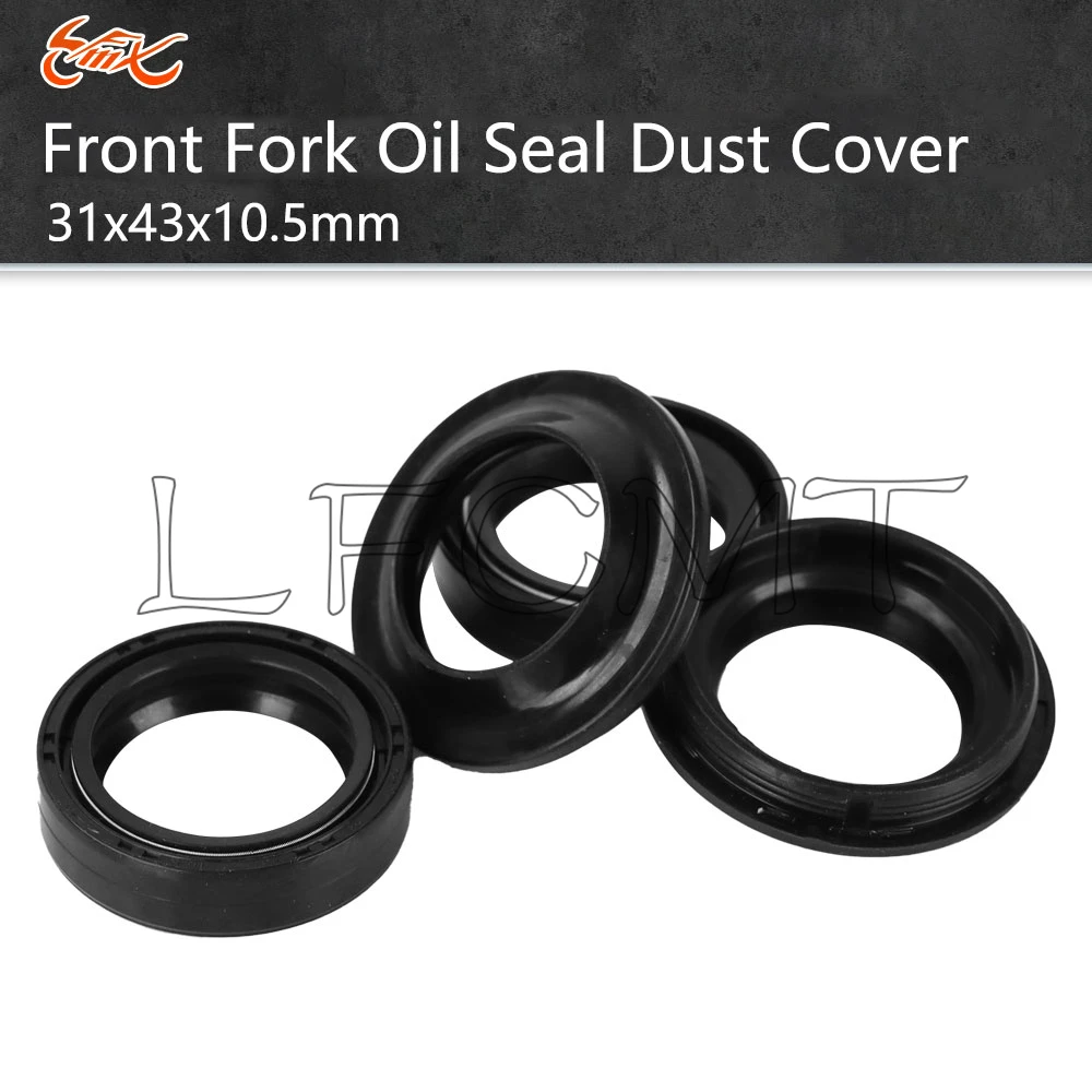 31x43x10.5 amortecedor garfo dianteiro da motocicleta vedação de óleo capa poeira apto para honda mtx50 mtx80 msx125 xr 200 125 185 crf 125f/110f cr80r
