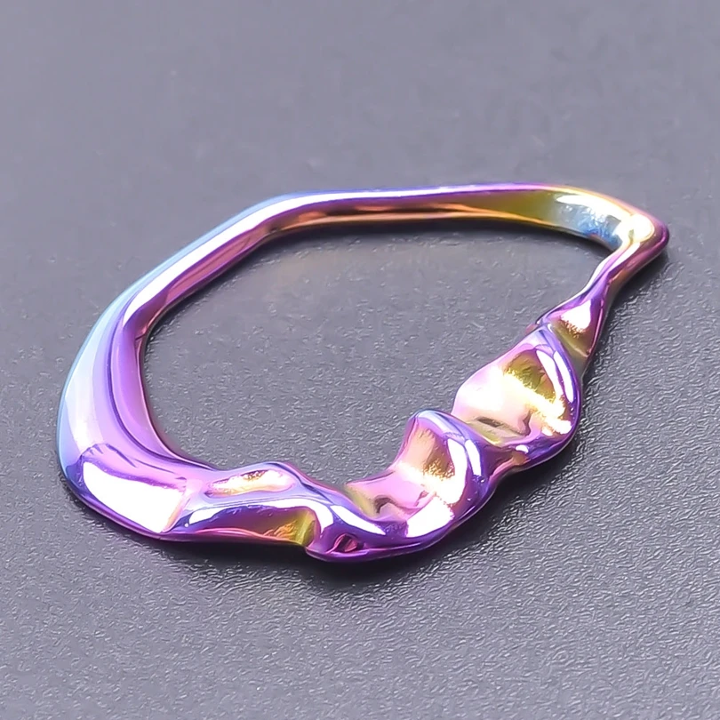 7pcs Brief Fashion Irregular Geometry Gold Plated Pendant No Fading Stainless Steel Pendants Used To Making Diy Necklace Bulk