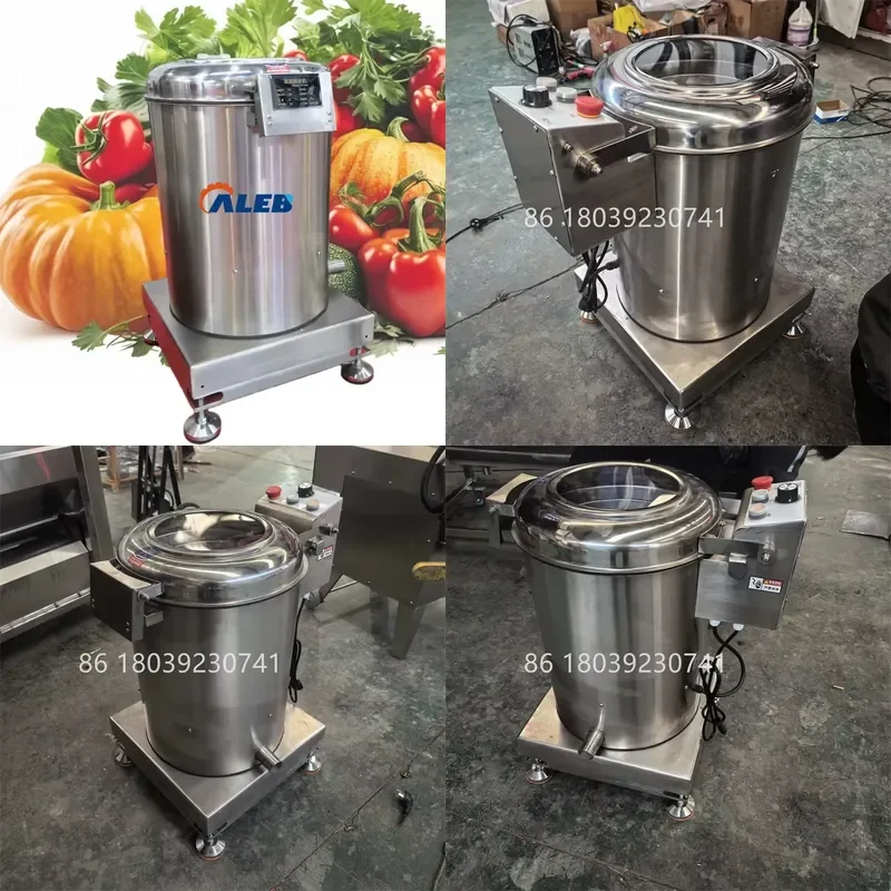 2026 Saving Labor Fruit /Vegetable/Meat Dryer Dewater Spinning Machine Frying Food Oil Removing Machiner