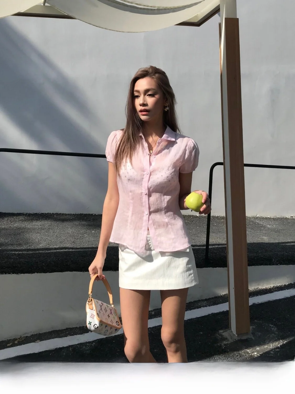 

Audwyn100 Natural Flax Ultra-Thin Short-Sleeve Women's Shirt Spring Summer Slimming Lightweight Sun Protection Breathable Top