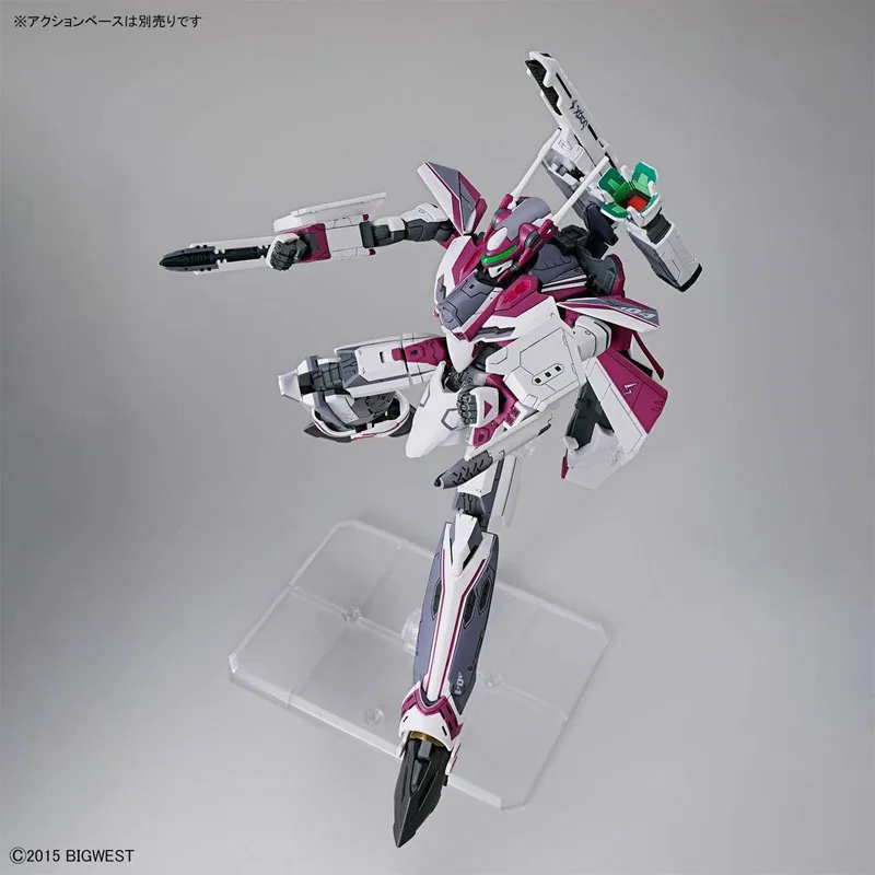 Oryginalny model do składania Bandai Macross HG 1/100 Siegfried Mirage Farina Jenius z zestawem Deluxe, figurka anime, kolekcjonerski model zabawka
