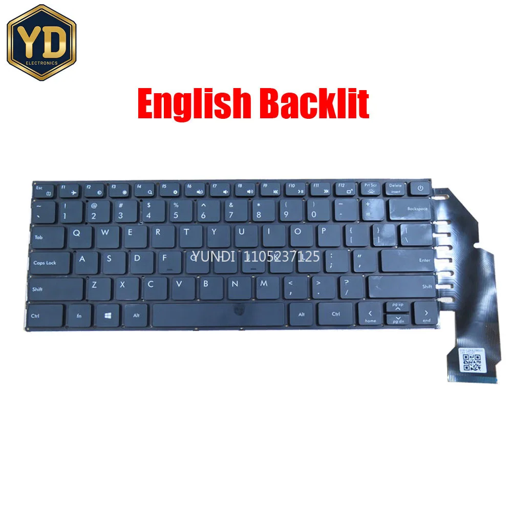 YD Laptop Keyboard For AVITA Liber NS14A8 English US Thailand TI DK-284D 342840014 With Backlit Black New