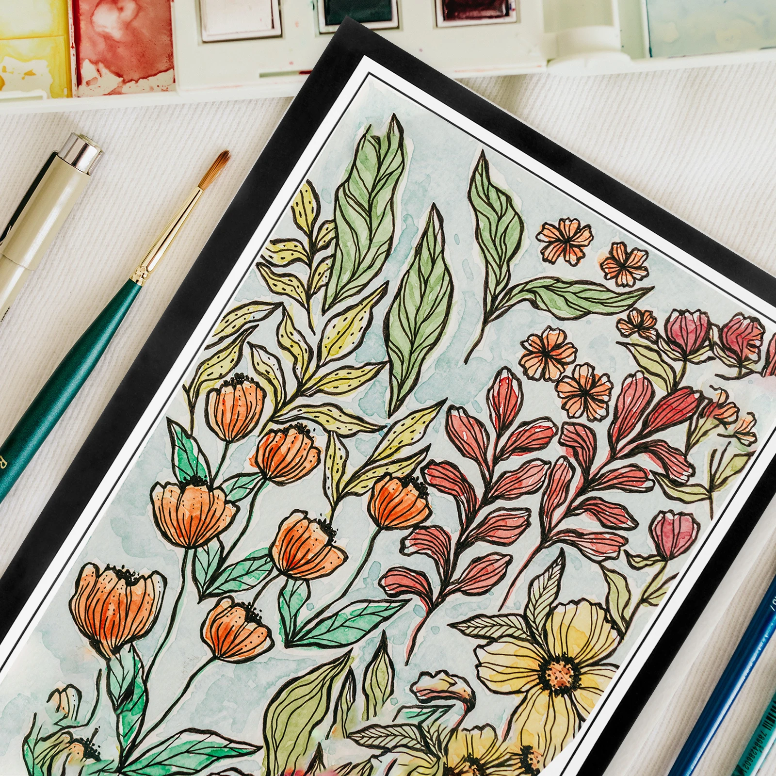 10 قطعة بطاقات رسم فارغة سميكة ورق رسم DIY بها بنفسك بطاقات المعايدة المشاريع الحرفية رسم المواد الورقية