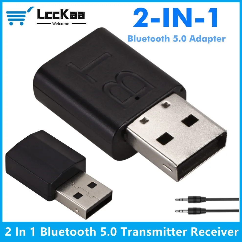 2 em 1 usb bluetooth 5.0 adaptador bluetooth receptor usb dongle adaptador bluetooth 5.0 adaptador de áudio transmissor para computador portátil