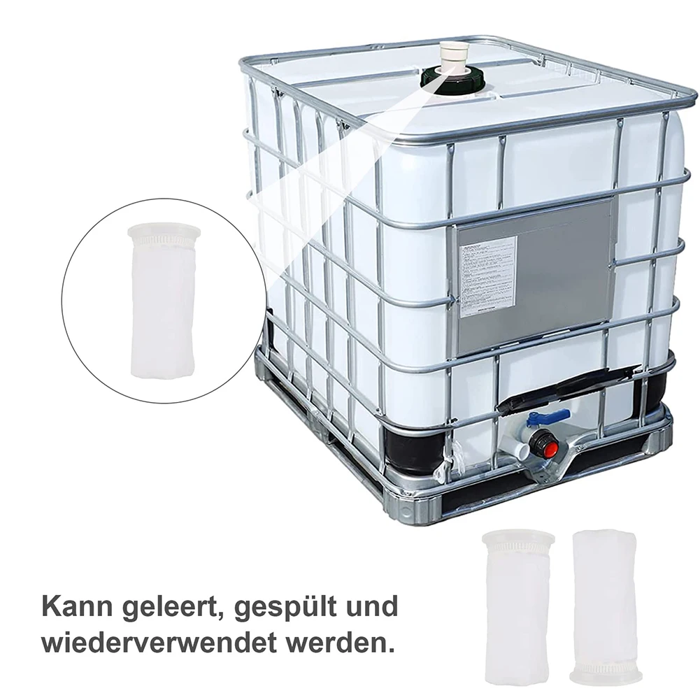 Efficient DN75 Water Purification With WASHABLE Nylon Filter Reusable After Cleaning, Ideal For IBC Rainwater Tanks