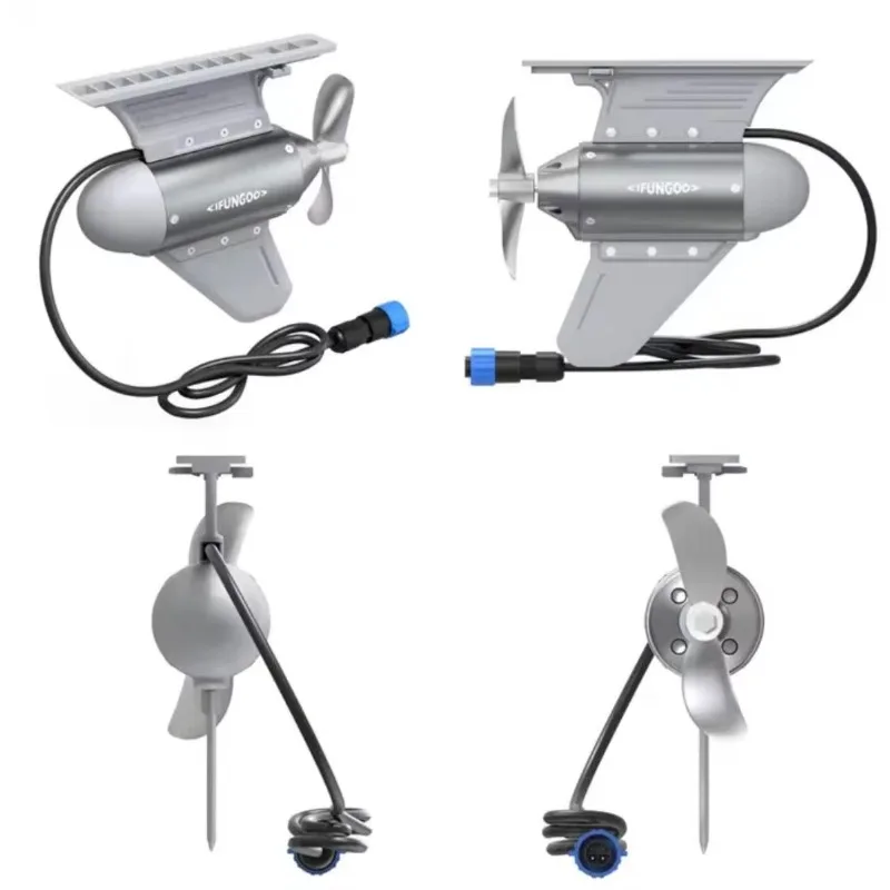 

450 Вт электрический двигатель подруливающего устройства для каяка, лодочный двигатель, безопасный новый 2025 для установки рыболовных каяков, возможность