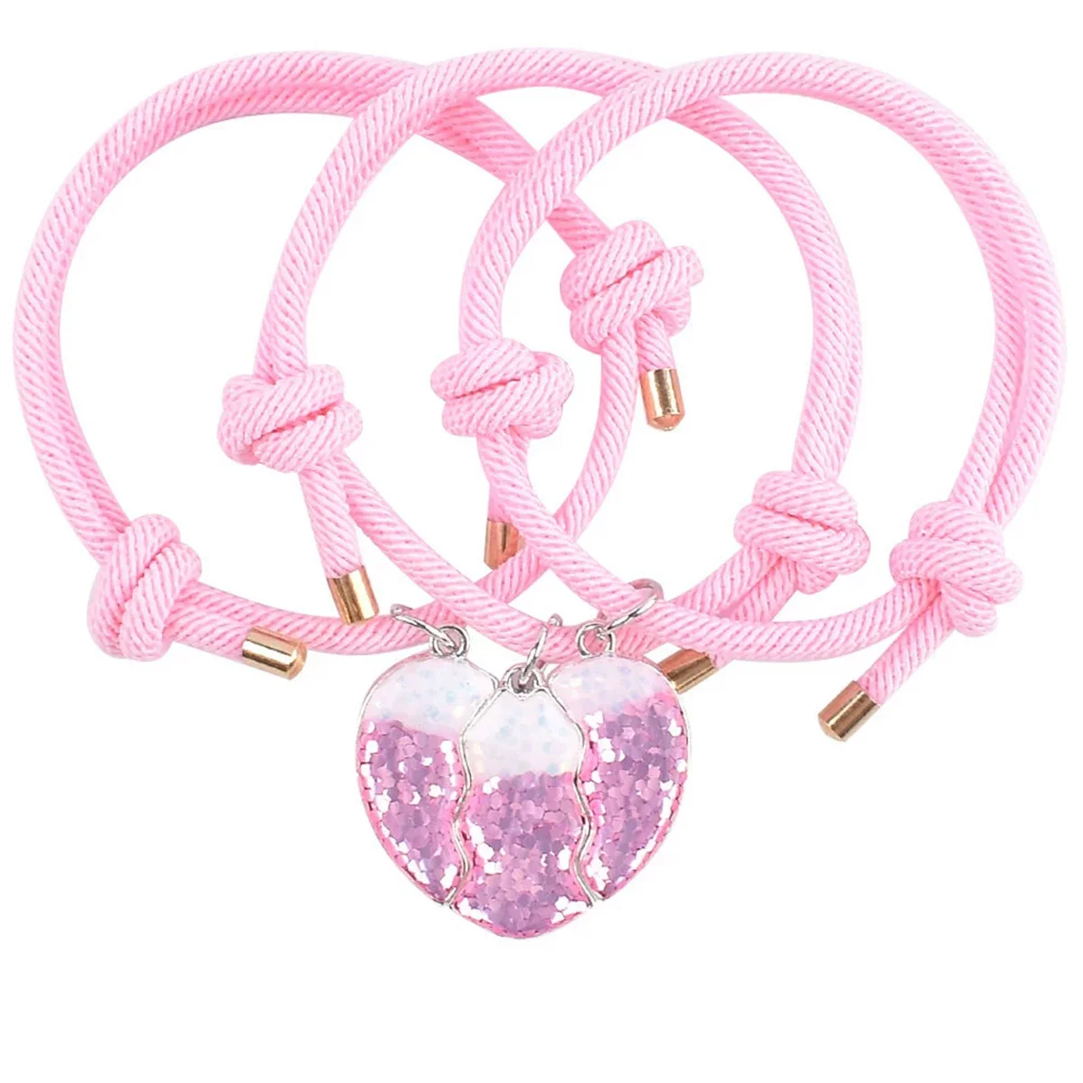 3 قطع الحب البريق المغناطيسي سوار رائعة سحر اليد حبل العصرية تنوعا مجوهرات اكسسوارات حزب الديكور اليومي هدية