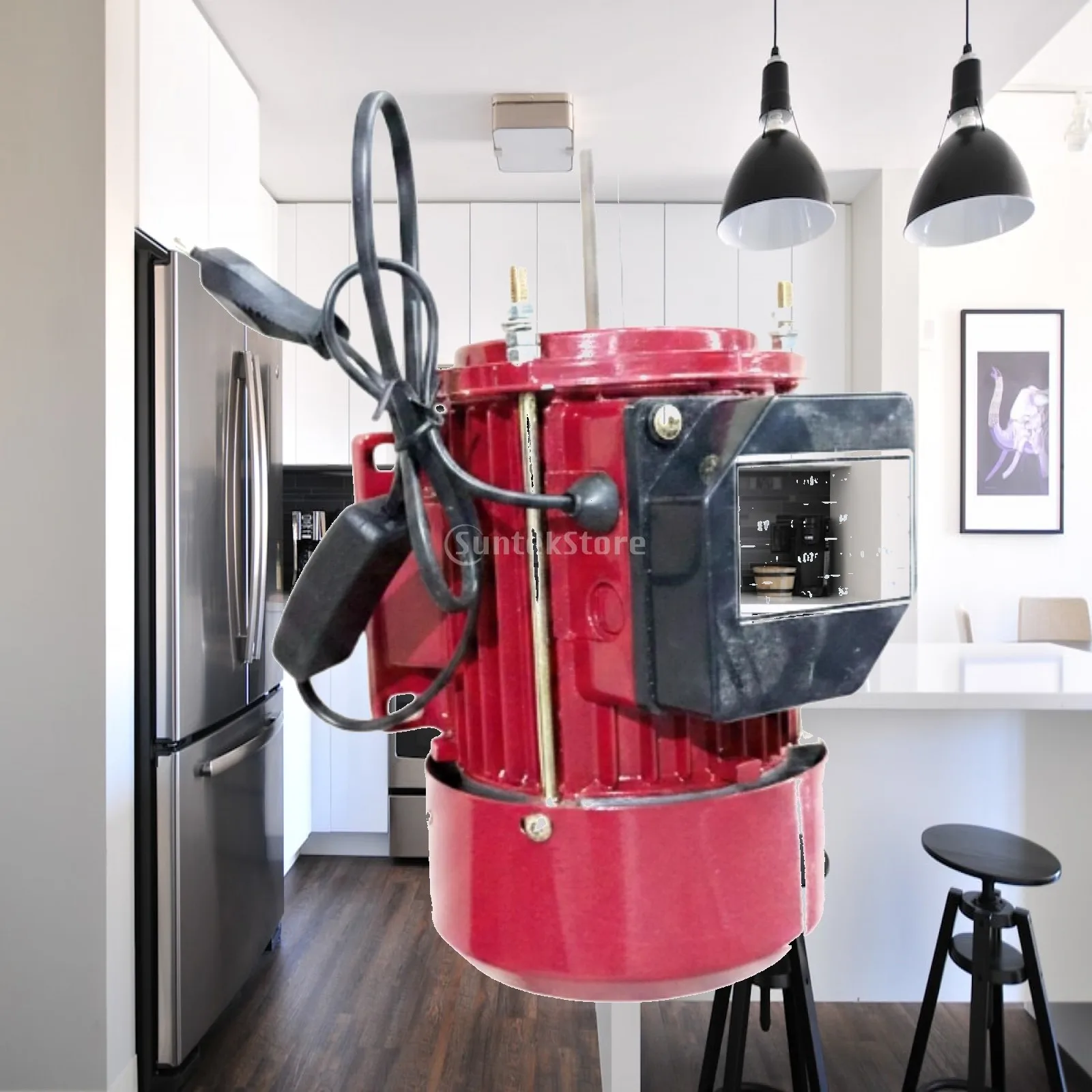 Efficient Coconut Machine Motor Replacement High Power Quiet Operation Grater Accessory for Coconut Scraper