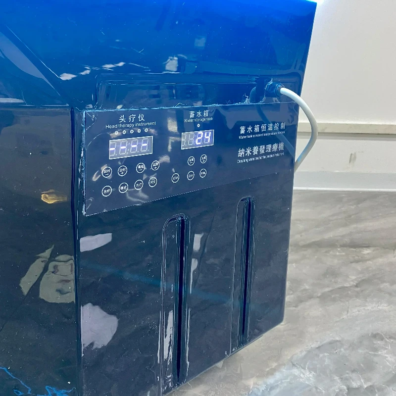 Therapy Center Head Spa Beauty Salon Bed with Water Tank Mobile Comfortable Shampoo Chair Basin Black Portable Shampoo Basin - Image 5