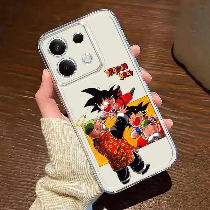 

D-Dragon Balls Cute Pattern Phone Case For Xiaomi Redmi 10 11 K30 K40 K50 K60 K70 Pro Prime Plus Ultra Zoom 5G Transparent